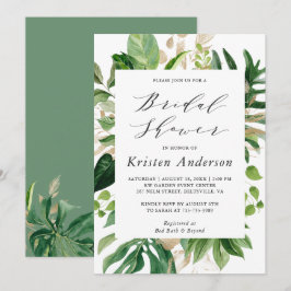 Invitación para Despedida de Soltera con Palmeras 