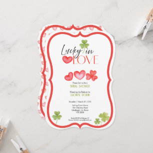 Invitación para despedida de soltera Lucky in Love