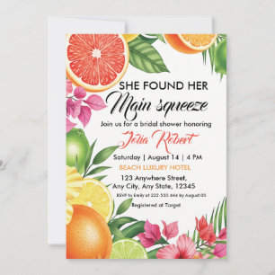 Invitación para Despedida de Soltera Main Squeeze