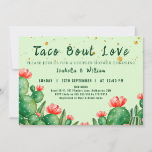 Invitación para Despedida de Soltera Taco Fiesta C