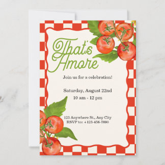 Invitación para Despedida de Soltera 'That's Amore