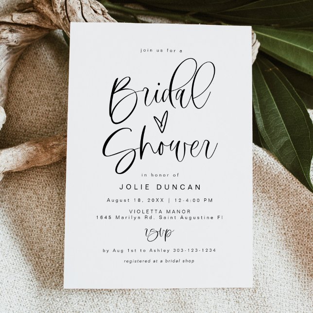 Invitación para Despedida de Soltera, Tipografía M (Subido por el creador)