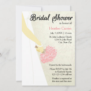 Invitación para Despedida de Soltera - Vestido Ver