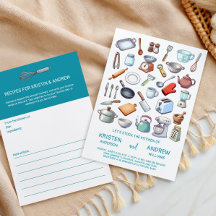 Invitación para Ducha de Boda de Parejas Modernas