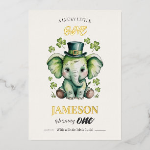 Invitación para el 1er cumpleaños Tarjeta de San