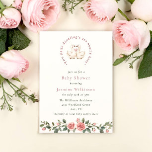 Invitación para el Baby Shower de los Mellizos Swe