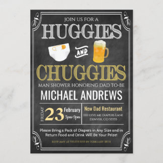 Invitación para el bebé hombre con ducha