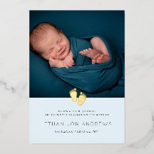 Invitación para el bebé Pata moderna para el bebé
