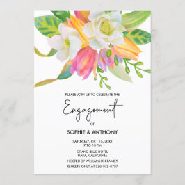 Invitación para el Boda de tulipanes rosados de co