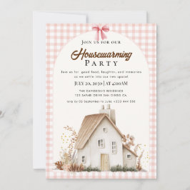 invitación para el calentamiento de la casa