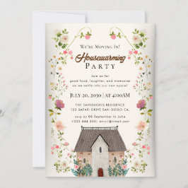 invitación para el calentamiento de la casa