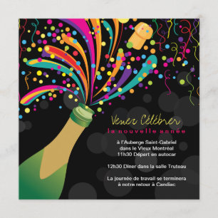 Invitación para el célébrer la Nouvelles Années