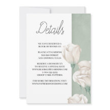 invitación para el cierre de plantas verdes de mod