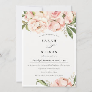 Invitación para el compromiso con la floral de Pas