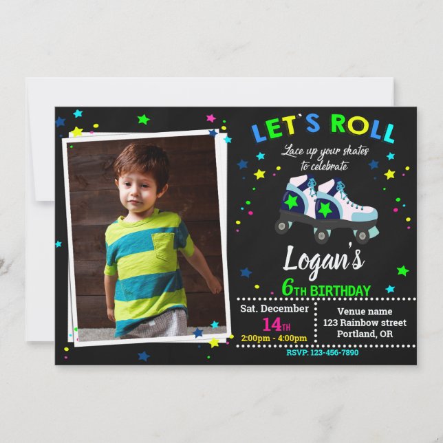 Invitación para el cumpleaños del jugador Invitaci (Anverso)