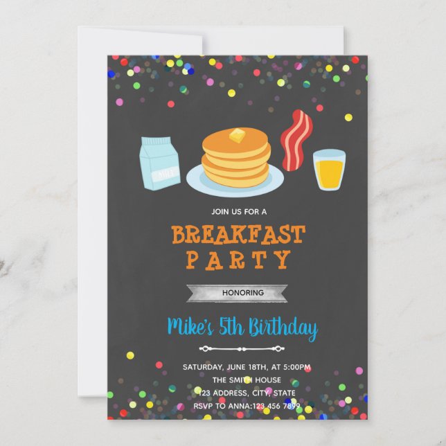Invitación para el desayuno (Anverso)