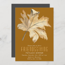 Invitación para el Día de la Amistad en otoño
