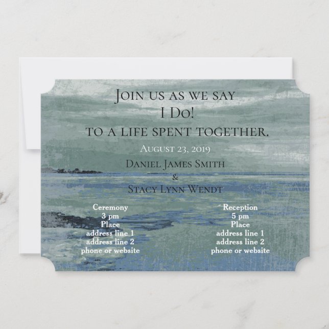 Invitación para el diseño de lagos abstractos (Anverso)