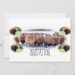 Invitación para el fiesta del Bbq o de cena