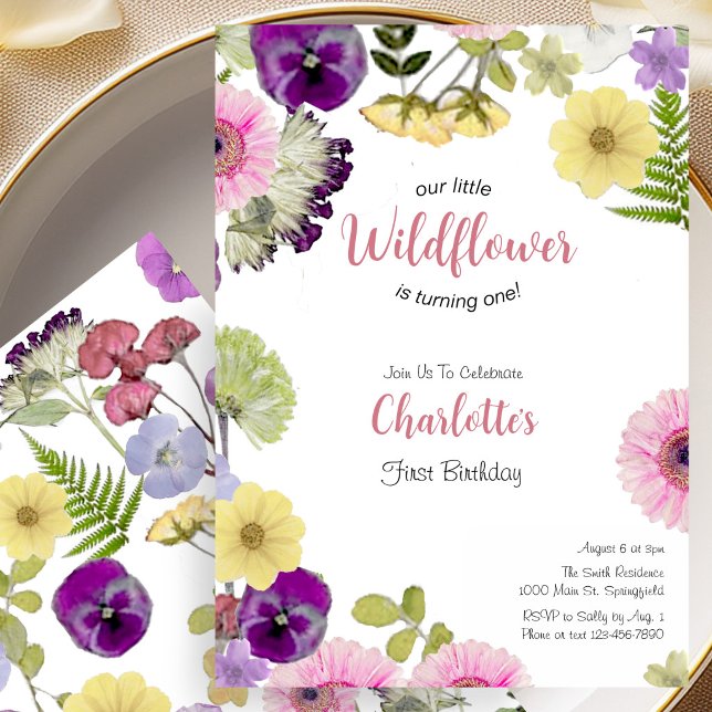 Invitación para el Primer Cumpleaños de Little Wil (Subido por el creador)