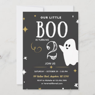 Invitación para el segundo cumpleaños de nuestro p