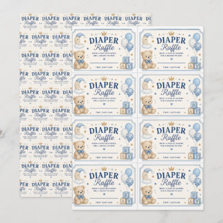 Invitación para el Sorteo de Pañales para el Bebé