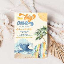 Invitación para el surf Big One | Invitación a las