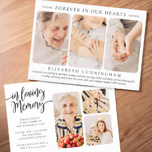 Invitación Para Ella Por Siempre en Nuestros Corazones Foto M