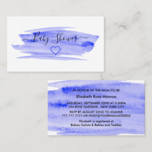 Invitación para entradas Baby Shower de pincel de