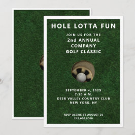 Invitación para Evento de Golf