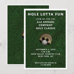 Invitación para Evento de Golf
