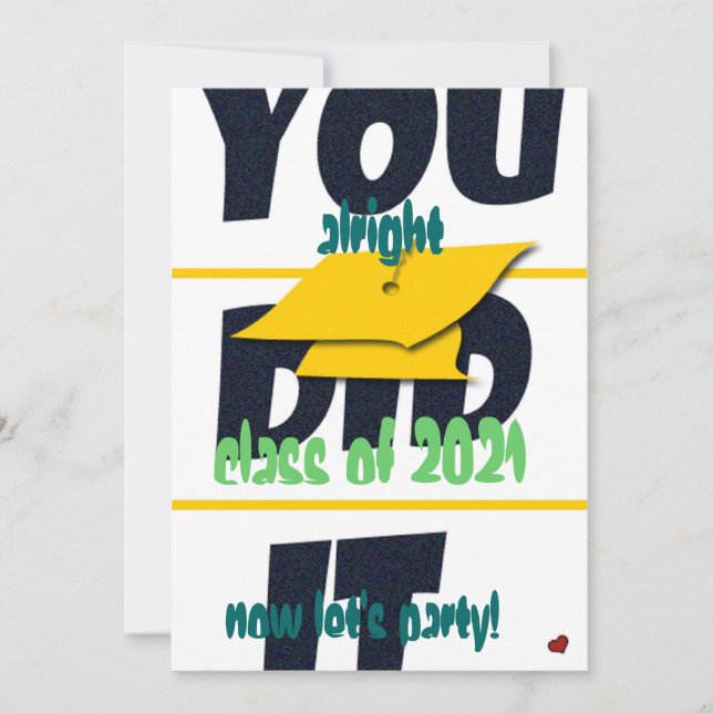 Invitación para Fiesta (Anverso)