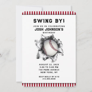 Invitación para Fiesta de Béisbol