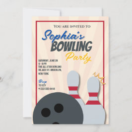 Invitación para Fiesta de Bolos 2