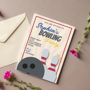 Invitación para Fiesta de Bolos 2