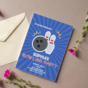 Invitación para Fiesta de Bolos 4