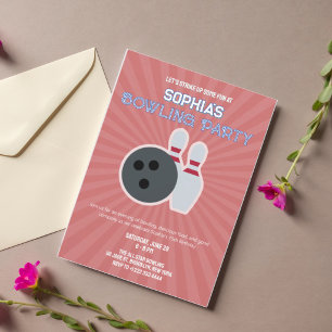 Invitación para Fiesta de Bolos 5