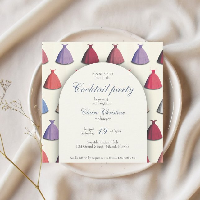 Invitación para fiesta de Cocktail debutante Quinc (Subido por el creador)