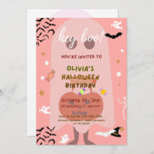 invitación para fiesta de cumpleaños de Halloween