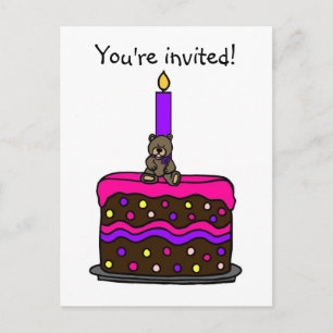 invitación para fiesta de cumpleaños de niñita