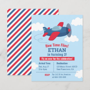 Invitación para fiesta de cumpleaños de niños con 