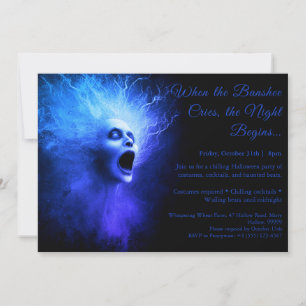 Invitación para fiesta de disfraz de Halloween de