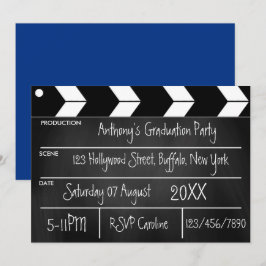 Invitación para fiesta de graduación con temática