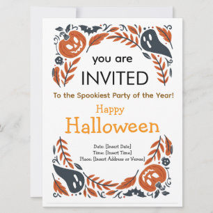 Invitación para Fiesta de Halloween