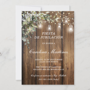 Invitación para Fiesta de Jubilación Personalizada