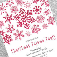 Invitación para fiesta de pijamas de adultos Copo