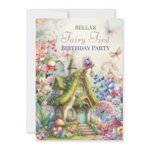 Invitación para Fiesta en el Bosque Encantado de H