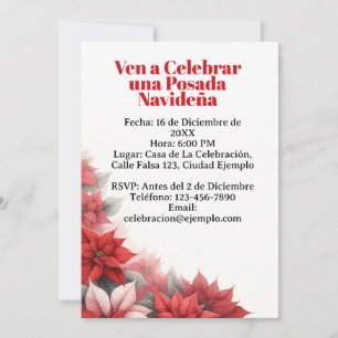 Invitación para Fiesta Navideña