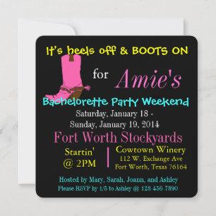 INVITACIÓN PARA FIN DE SEMANA DE DESPEDIDA DE SOLT