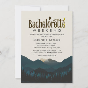 Invitación para fin de semana de despedida de solt